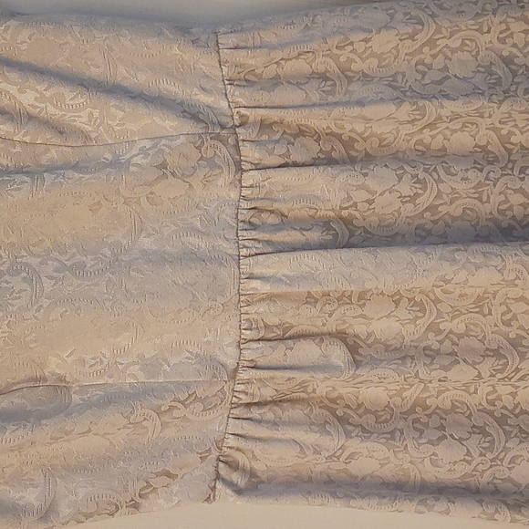 EUC Kensie Cream Colored Broquet Beaded Collar Dress - Picture 5 of 13